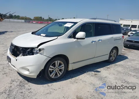 2013 Nissan Quest Sl из США, поврежденный, VIN JN8AE2KP6D9070281